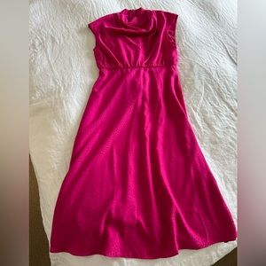 Ann Taylor Pink Midi Dress